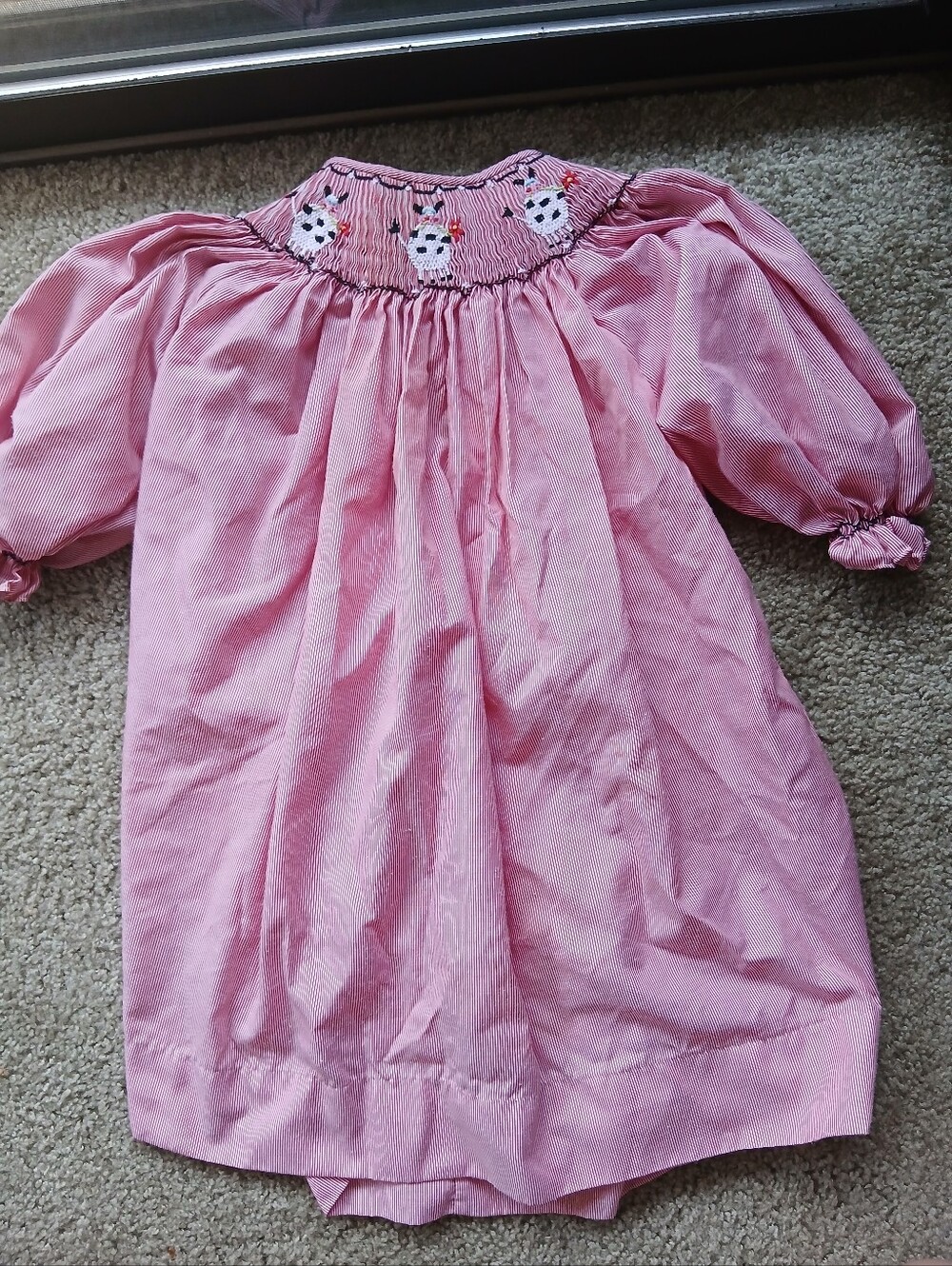 Castles and Crowns Smocked Dress Cow